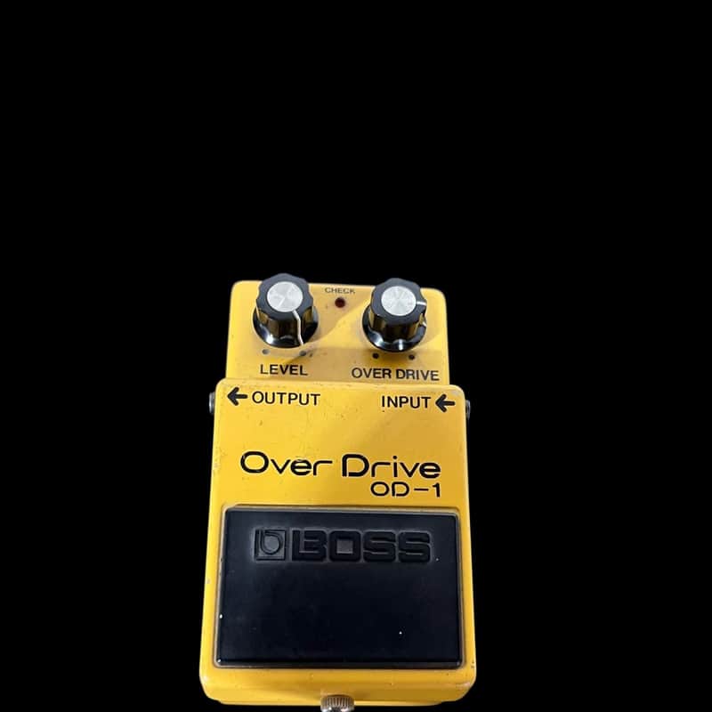 Boss OD-1 Over Drive Silver Screw Long Dash -x11205 image 1