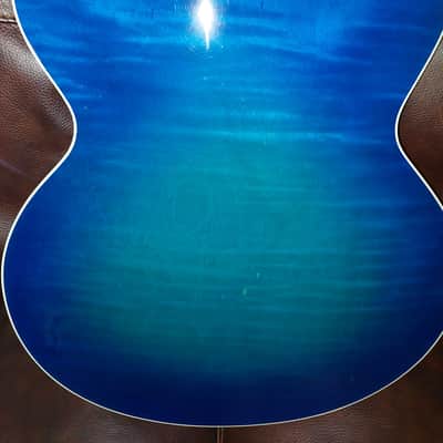 Heritage H-550 Custom 2003 -Rare  Neptune Blue image 7