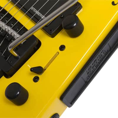 Steinberger Spirit GT-PRO Deluxe Electric Guitar in Hot Rod Yellow image 2