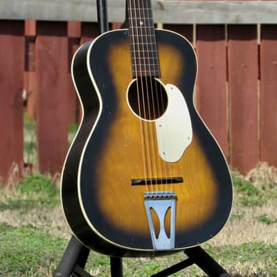 ~Rare~ 1970 Fender Harmony Stella F-1000 Parlor Guitar - All Solid Wood! Pro Setup - Made in USA image 1