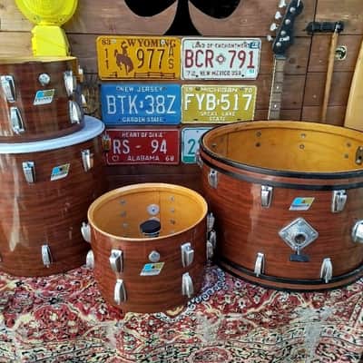 LUDWIG Big Beat 1976 Mahogany Cortex. Vintage. image 10