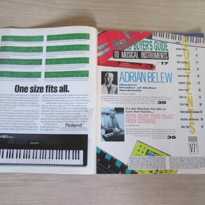 Roland Users Group Magazine's Collection (incl.D-50)  – 1987 -) 1990 - Original Vintage Synthesizer Brochure image 17