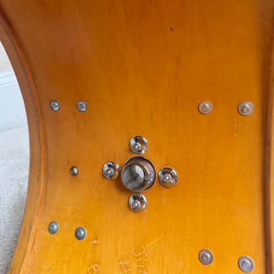 Ludwig Vintage 22” x 14” Bass Drum Shell w Lugs 70s - Black Cortex image 7