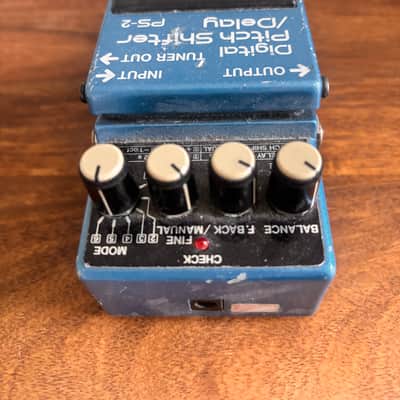 Boss PS-2 Digital Pitch Shifter/Delay (Blue Label) 1987 - 1992 - Blue image 2