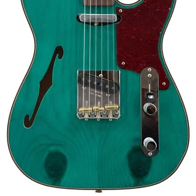 Fender Custom Shop Knotty Pine Telecaster NOS in Aged Teal Green image 1