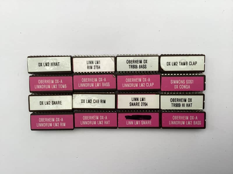 Custom EPROM Drumkits For The Oberheim DX. (Choice Of 115 Drumkits). image 1