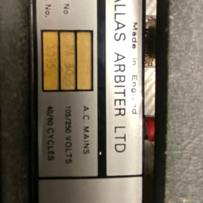 Vintage 1970s Sound City 50 PA Plus Custom Mark 4 Valve Amplifier Head Dallas Arbiter Bild 4