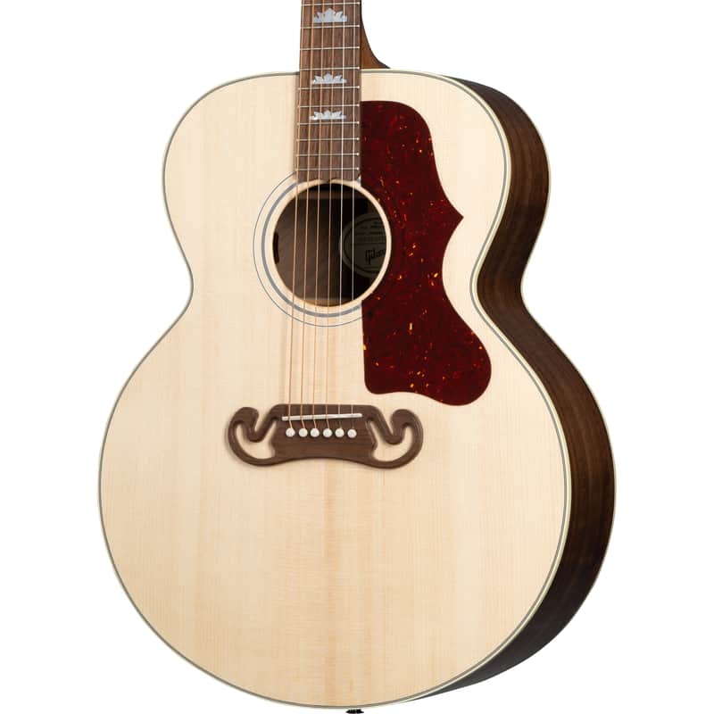 Gibson SJ-200 Studio Walnut Acoustic Electric Guitar - Satin Natural image 1