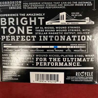 D'Addario EXL120-10P electric 9-42 gauge nickel wound guitar strings (TEN PACK) image 2