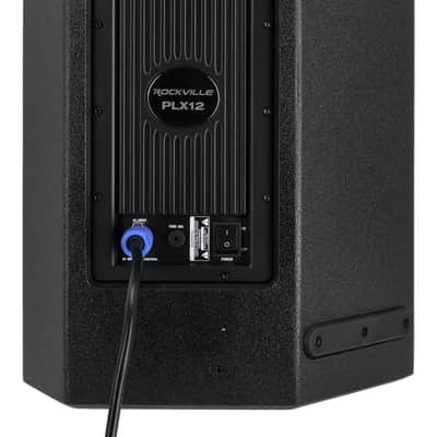 Rockville PLX12 12" Powered PA Speaker 3000w Peak/750w RMS, Plywood Enclosure image 8