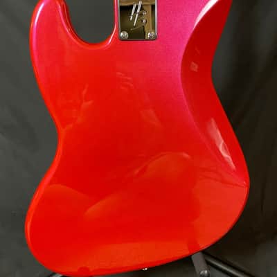 Harley Benton JB-20 CAR 2025 Candy Apple Red 4-String Jazz Bass Style image 8