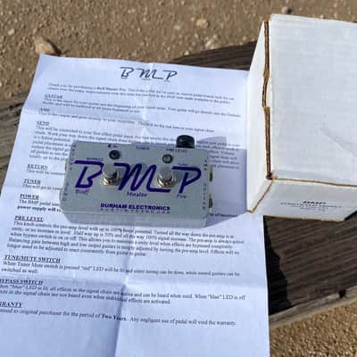 Durham Electronics Buff Master Pre-Amp BMP Buffer Pedal white image 2