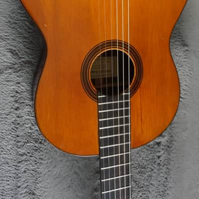 Teruaki Nakade No. 20 Classical Guitar 1964 Tokyo Handmade w/ Hard Case – Refret, Crack Repair, Setup image 6
