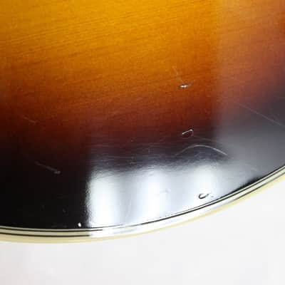 Washburn AB10 Acoustic-Electric 4-String Bass, Vintage Sunburst #12943 image 9