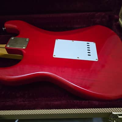 Rare! 1993 Fender Japan Custom Edition 50's Stratocaster ST57G Charcoal Red image 16