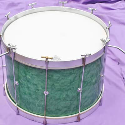 Rare 1960s VESPE combo bass drum in green marine pearl combo bass drum in green marine pearl image 5