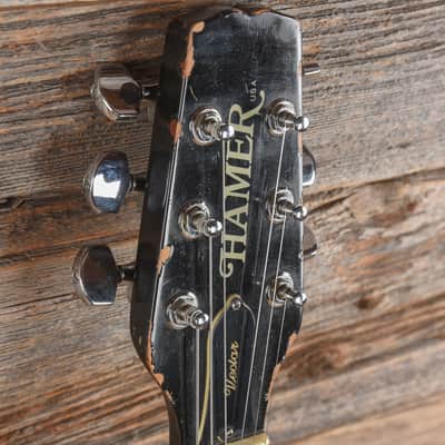 Hamer Vector Black and White Custom Finish 1980s image 15
