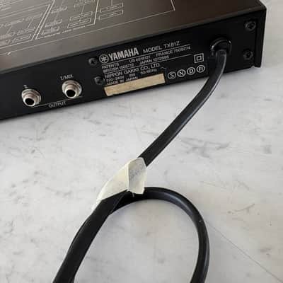 Yamaha TX81Z Rackmount FM Tone Generator 1987 - 1988 - Black image 8