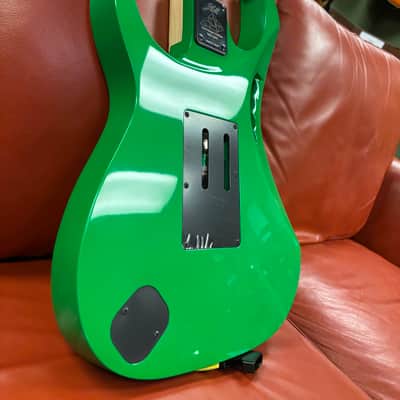 2017 Ibanez JEM777-LG Steve Vai 30th Anniversary Limited Edition with Pink Pickups Loch Ness Green image 13