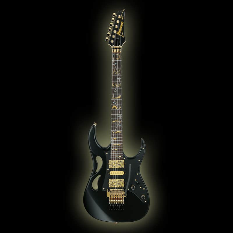 Ibanez PIA3761 Steve Vai Signature Electric Guitar - Onyx Black image 1