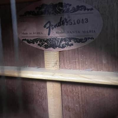 Fender Santa Maria 90/2000s - Natural wood image 3