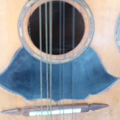 Vintage Pre War Survivor 1890s Lyon & Healy Regal Columbus Mandolinetto Guitar Shaped Mandolin Mando Rare image 3