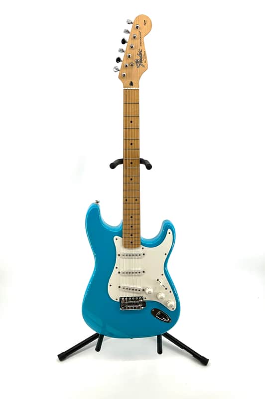 Fender "Squier Series" Standard Stratocaster with Maple Fretboard 1993 - Pacific Blue image 1