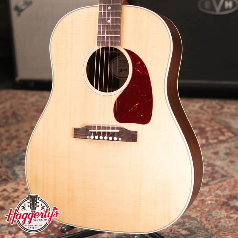 Gibson J-45 Studio Rosewood Acoustic/Electric Guitar - Satin Natural with Hardshell Case