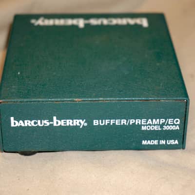 Barcus-Berry USA Model 3000A Buffer Preamp EQ Green image 6