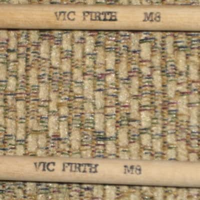 one pair new old stock (with packaging) pair of Vic Firth M8 American Custom Bells, Xylophone & Keyboard (Hard Acrylic) 1 1/4" Ball, birch natural wood shafts (sticks) image 3