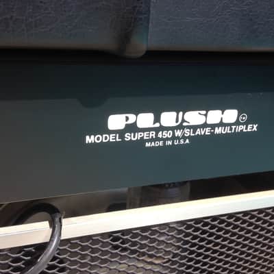Plush Super 450 Tube Combo Amp 1972 Black Tuck N Roll Kustom Amplifier Twin 2x12 Speakers image 13