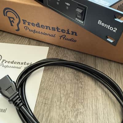 Fredenstein Bento 2 Horizontal 2-Slot Powered 500 Series Rack 2010s - Black image 1