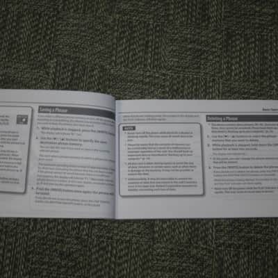 lightly handled genuine Boss Owner's Manual for RC-3 Loop Station (NO pedal / NO other items) specifically from 2012 (172 total pages cover to cover) English, German, French, Italian, Spanish, Portuguese, Dutch image 17