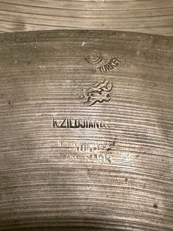 K Zildjian Constantinople (Istanbul) 15” Old Stamp 1,105 grams Vintage image 1