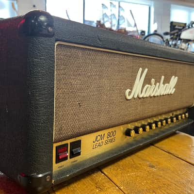 Marshall JCM 800 Lead Series Model 2205 Wicker Front 50-Watt Head 1985 image 2