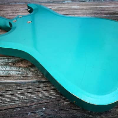 1965 Sivertone Model 1413L - DeArmond Kay - rare Seafoam Green - 1410 image 14