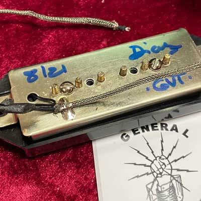 General Vintage Tone  Dog ear pickup for Les Paul junior and Sg Junior Handwound NOS old green Coron image 3