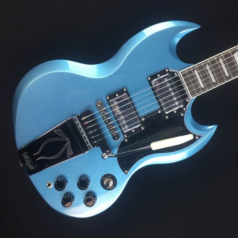 Vintage VS6V Reissued Series Double Cut with Vibrola Tailpiece image 2