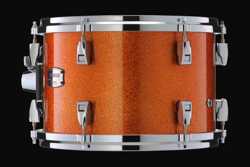 Yamaha Absolute Hybrid Maple 8 x 7 Tom - Orange Sparkle - NEW - IN STOCK! AMT-0807-ORS image 1