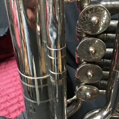 Mirafone Model 183 Tuba Eb 1960's Germany w/ Mouthpiece and Bag image 9