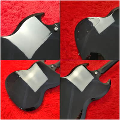 History SH-SG 2010 SG Standard Black - Heritage Wood - Original Hard Shell Case - Made By Fujigen in Japan MIJ image 12