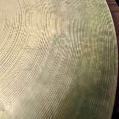 Zildjian 22" A. Zildjian '60s Stamp Ride Cymbal 1960s - Traditional image 7
