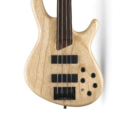 Cort Artisan B4FL-Plus-AS-OPN Ash, Bolt on Neck, Mark Bass Pre Amp, Fretless, Free Shipping image 1