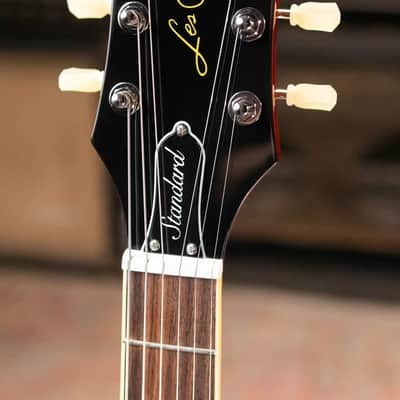 Epiphone Les Paul Standard 50s Figured Electric Guitar - Washed Cherry Sunburst with Gig Bag image 5