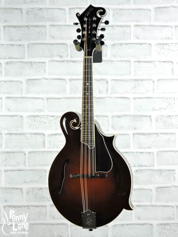 Northfield Big-Mon Icelandic Brown Adirondack Spruce Top F-Style Mandolin with Case image 1
