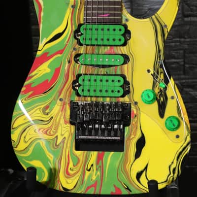 Ibanez UV77-MC Steve Vai Signature Universe 1990 - 1993 - Multi-Color image 17