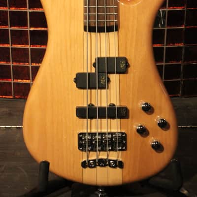 Warwick Rockbass Streamer Neck Trough I PJ 4-String Natural image 1