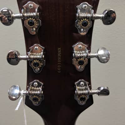 Guild S-100 Polara Prototype with Hagstrom Tremar - Factory 2nd 2016 Natural Dark Mahogany image 5