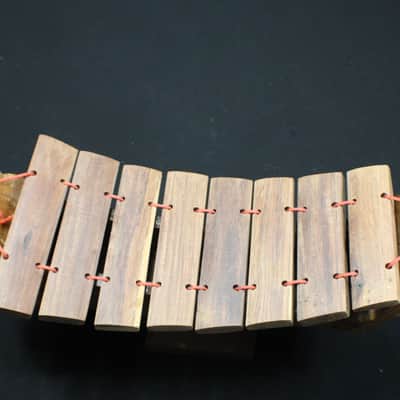 A Vintage Thai Hand Made & Carved 8 Bar Xylophone image 4
