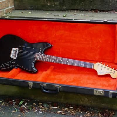 Fender Musicmaster 1978 Black Short Scale Vintage Electric Guitar Free Shipping 48 CONUS image 2